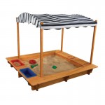 Spatiu de joaca lada cu nisip - Cutie din lemn cu acoperis Canopy Kidkraft Spatiu de joaca lada cu nisip - Cutie din lemn cu acoperis Canopy Kidkraft